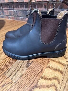 Blundstone Brown Chelsea Boots Lug Sole Leather Slip-On  Boots Men’s AU 7 / US 8